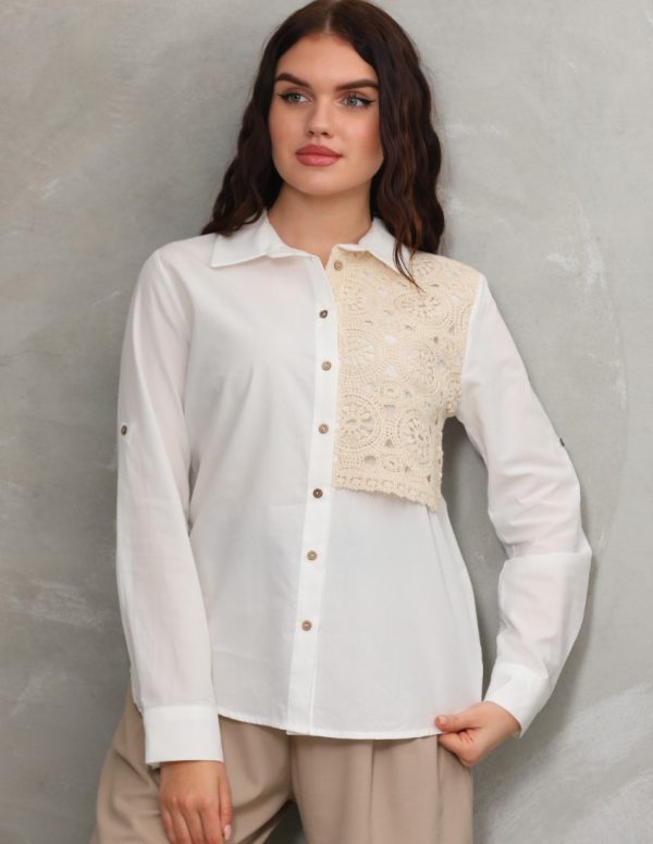 Brode Detaylı Gömlek