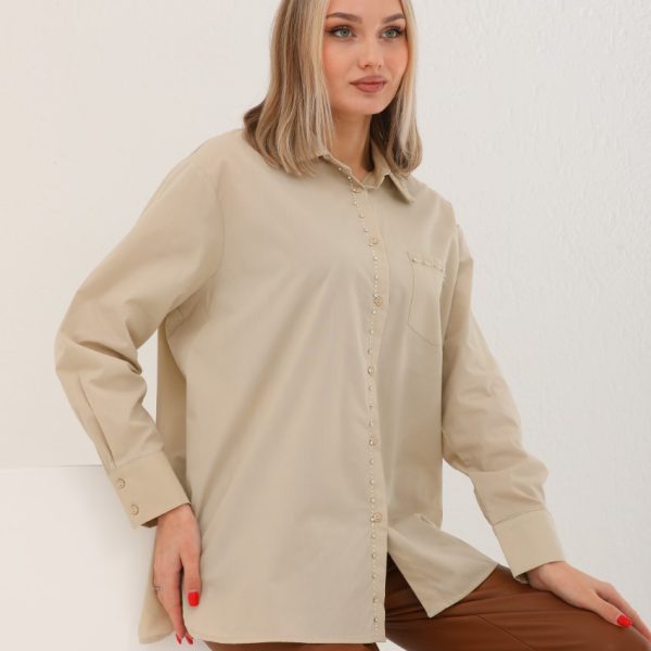 Brode Detaylı Gömlek