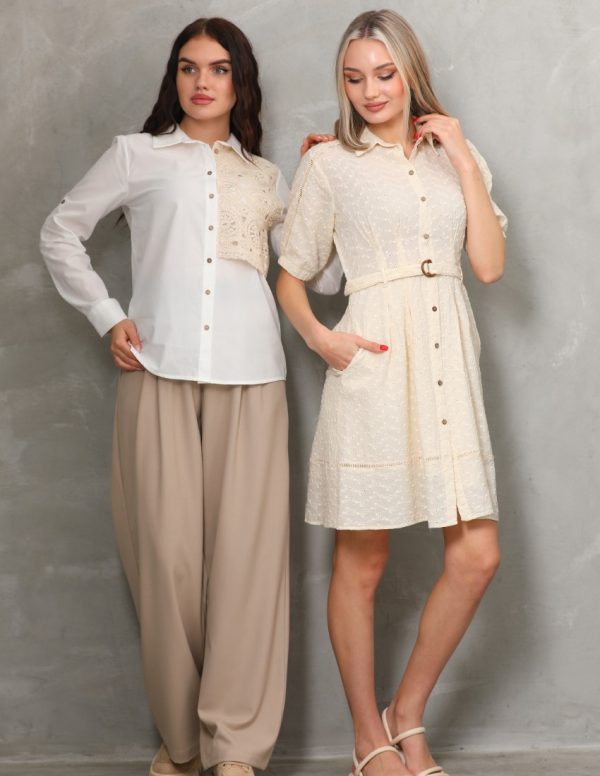 Brode Detaylı Gömlek