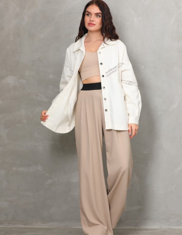 Dantel Detaylı Gömlek