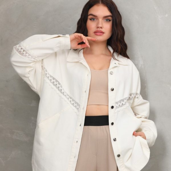 Dantel Detaylı Gömlek