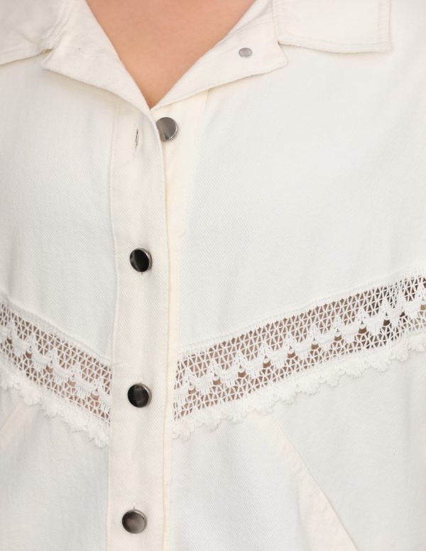 Dantel Detaylı Gömlek